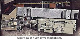 Side view of 400K drive mechanism