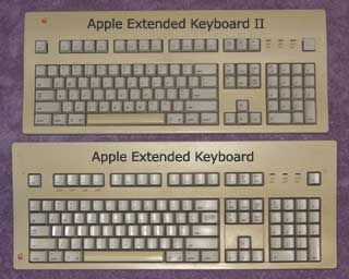 Apple Extended Keyboard and Extended Keyboard II