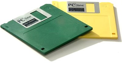 3.5" floppy diskettes