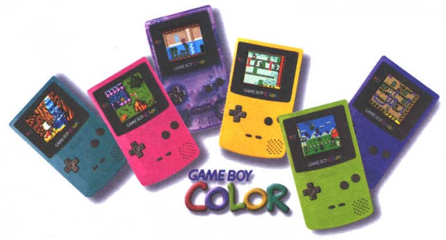 The colourful Game Boy Color range