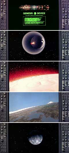 Genesis effect in Star Trek II