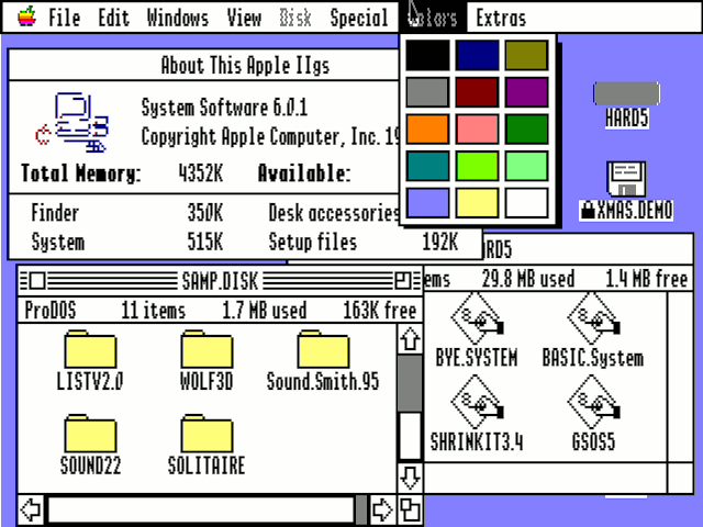 GS/OS, Apple's 16-bit operating system for the Apple IIGS