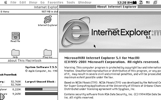 Internet Explorer 5.1 for Mac