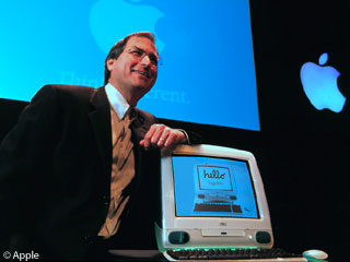 Steve Jobs introduces the original iMac.