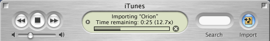 importing from CD into iTunes