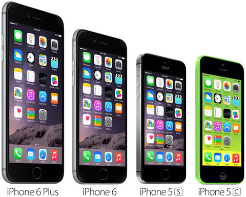 iPhone 6 and 5 family