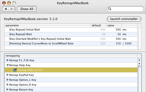 KeyRemap4MacBook lets you remap the Help key.