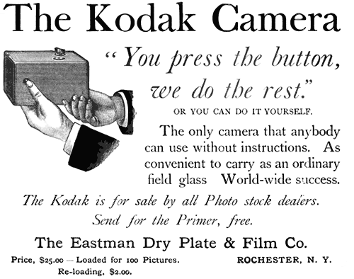 Kodak: You press the button. We do the rest.