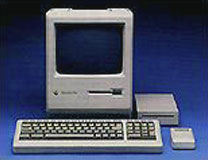 Mac Plus with floppy drive