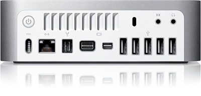 Rear of 2009 Mac mini