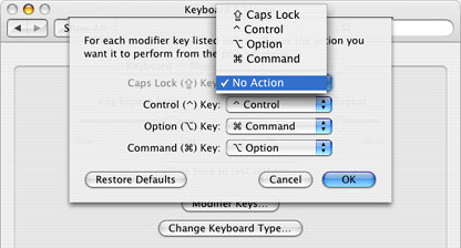 In OS X, you can disable the Caps Lock key.