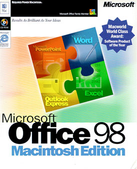 Microsoft Office 98 for Mac