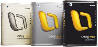 Microsoft Office Mac v. X