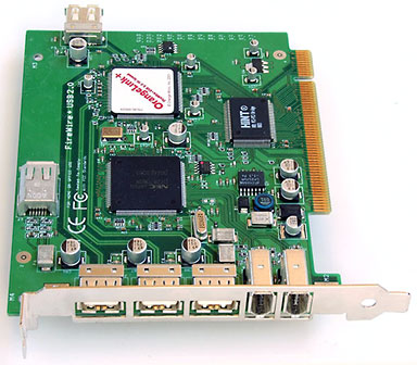 OrangeLink FireWire USB PCI card