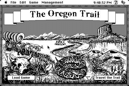 Oregon Trail on Macintosh