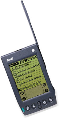Palm VII with its wireless antenna