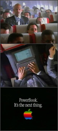 first PowerBook commercial