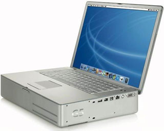 PowerBook G5 mockup