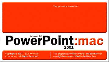 PowerPoint 2001