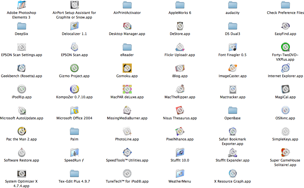 PowerPC only apps