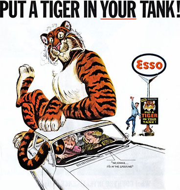 Esso ad: Put a tiger in your tank