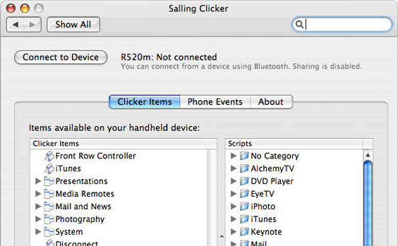 Salling clicker