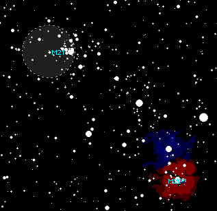 magnified view of M21 and M20