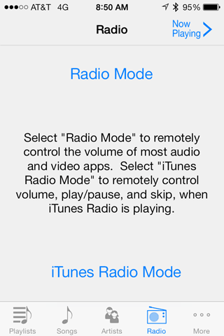 Tango Remote Radio Mode