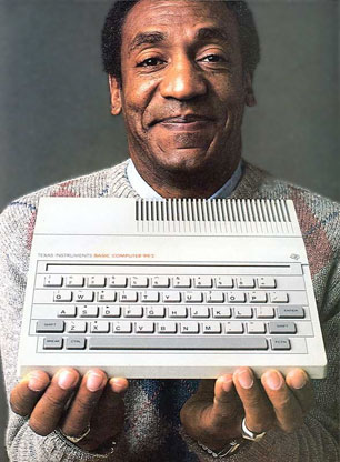 Bill Cosby with TI-99/2