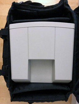 Classic II in computer bag