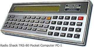 Radio Shack TRS-80 Pocket Computer PC-1