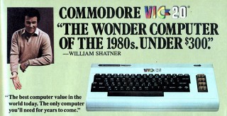VIC-20 ad with William Shatner