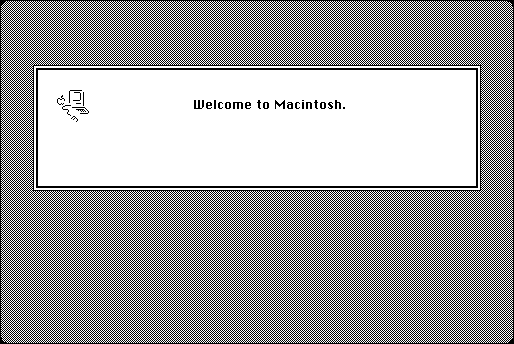 Welcome to Macintosh screen