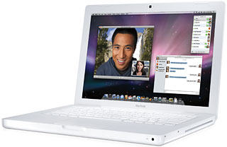 White MacBook