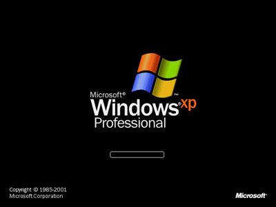 Windows XP splash screen