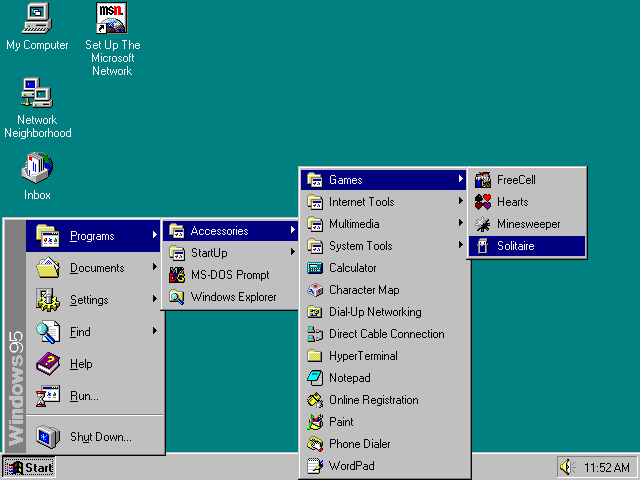 windows 98 boot up