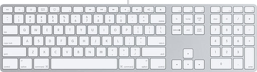 Apple Aluminum USB Keyboard