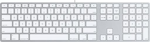 use regular keyboard with mac