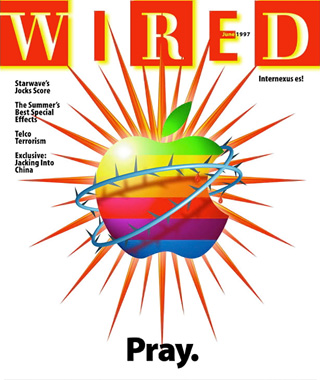 Wired Pray magazine cover, June 1997