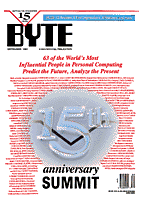 Byte cover, Sept. 1990