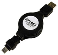 Zip-Linq retractable USB cable