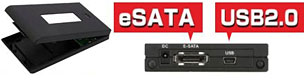 eSATA and USB 2.0