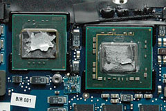 excess thermal paste