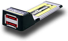miniXpress34 XpressCard eSATA Adapter
