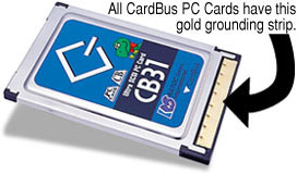 sample CardBus card
