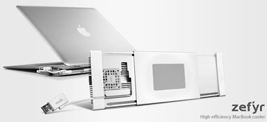 Zephyr High-Efficiency MacBook Cooler