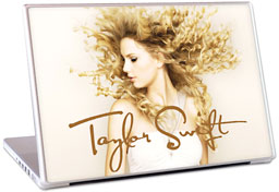 Taylor Swift MusicSkin on 15 inch MacBook Pro