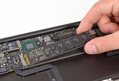 The SSD can be removed and replaced