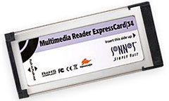 Multimedia Reader ExpressCard/34