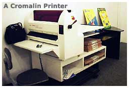 a Cromalin printer